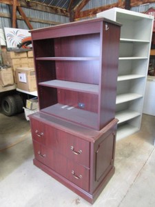 Wood Lateral FileShelving Unit 37x21x67