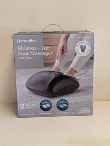 HOMEDICS SHIATSU  AIR FOOT MASSAGER WITH HEAT