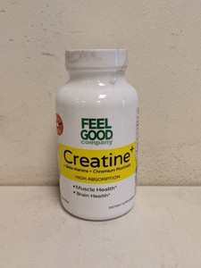 NEW FEEL GOOD CO. CREATINE  DIETARY SUPPLEMENT 120CT.