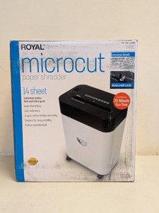 ROYAL MICROCUT 14 SHEET PAPER SHREDDER