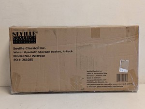 NEW SEVILLE CLASSICS STORAGE BASKET 4PK.