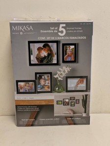MIKASA HOME ACCENTS 5PC. ENAMEL FRAME SET