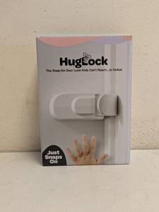 NEW HUGLOCK SNAP ON KIDS DOOR LOCK