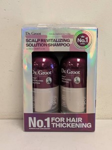 NEW DR. GROOT SCALP REVITALIZING SOLUTION SHAMPOO 2PK.