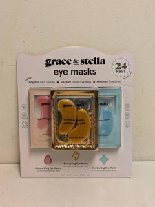 NEW GRACE & STELLA EYE MASKS 24PK