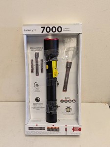 INFINITY X1 RECHARGEABLE FLASHLIGHT 7000 LUMENS