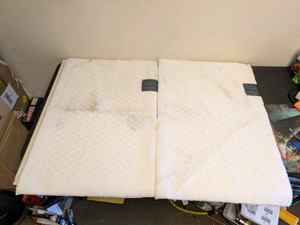 CHARISMA 100% DRYLON POLYESTER BATH RUG WHITE 24IN X 36IN 2 CT