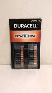 DURACELL AAA BATTERIES 40 PACK