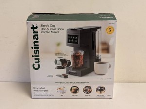 CUISINART SINGLE CUP HOT AND COLD BREW COFFEE MAKER