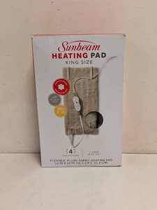 NEW SUNBEAM HEATING PAD KING SIZE