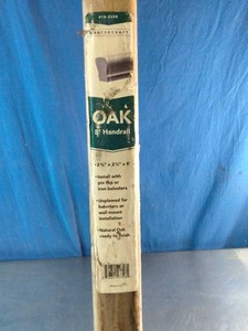 8-foot Oak Handrail (dimensions 2� x 2� x 8) by Kraftercraft,