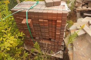 Pallet of Red Clay Pavers
