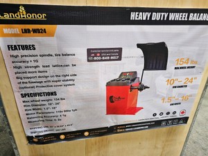 2026 - Unused - LandHonor - Heavy Duty Wheel Balancer - LHR-WB24