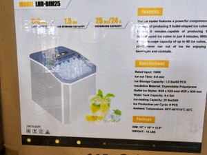 2026 - Unused - LandHonor - 25 Lbs Bullet Ice Maker - LHR-BIM25