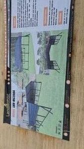 2026 - Unused - LandHonor - 20 ft x 20 ft x 8.4 ft Metal Carport - LHR-MC2084