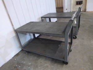 One Utility Cart on Casters