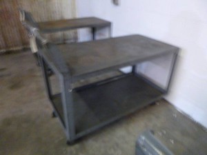 One Utility Cart on Casters