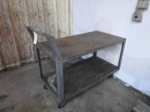One Utility Cart on Casters