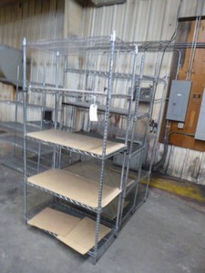 Three Wire Metal Shelving (No Casters)