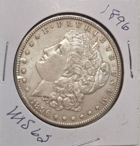 1896 Silver Morgan Dollar - MS62