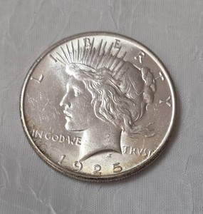 1925 Silver Peace Dollar - Key Date