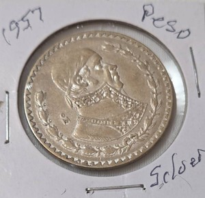1957 Silver Peso