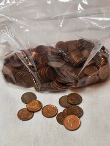 1.5 pounds of Canadian Cents - Misc. Dates