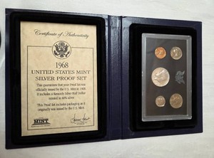1968 United States Mint Silver Proof Set