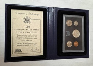 1969 United States Mint Silver Proof Set