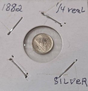 1882 Silver 14 Real- HARD TO FIND