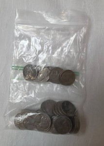 13 Buffalo Nickels and 34 Jefferson Nickels from 40s and 50s