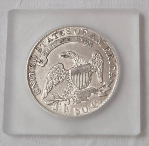 1832 Silver Bust Capped  Half Dollar - Very Rare