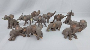 Porcelain Elephant Figurines - Lenox Collection