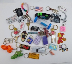 Novelty Keychains - Mixed Souvenir & Character Assortment