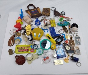 Collectible Keychains & Novelty Key Rings - Mixed Assortment