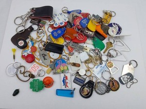 Keychain Collection - Mixed Novelty, Auto & Promotional Key Rings