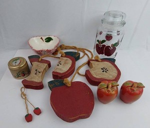 Apple Decor & Kitchen Accessories - Glass Jar, Shakers & Ornaments