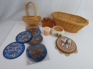 Mixed Home Decor & Baskets - Scandinavian Coasters, Candles & Accessories