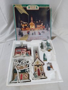 Christmas Village - Christmas Valley Hand-Painted Porcelain Display