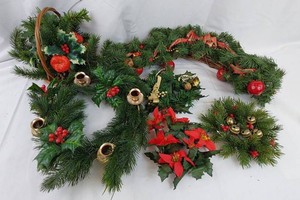 Christmas Floral Decorations - Mixed Lot