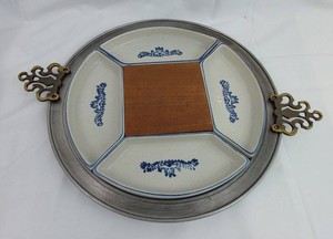 Relish Tray - Pfaltzgraff 735-42011Y 4-Section Serving Tray