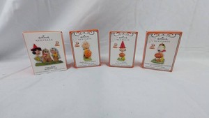 Peanuts Christmas Ornaments - Hallmark Keepsake Halloween Set (Lot of 4)
