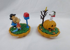 Peanuts Halloween Figurines - Hawthorne Village Great Pumpkin Collection (Lot of 2)