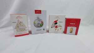 Christmas Ornaments - Hallmark Keepsake Peanuts Collection (Lot of 4)