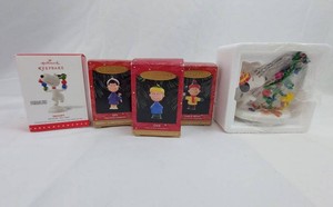 Peanuts Christmas Ornaments & Figurines (Lot of 5)