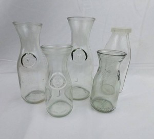 Clear Glass Carafes - 5pc Group