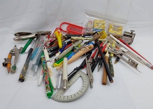 Office & Drafting Supplies - Assorted Pens, Pencils & Tools