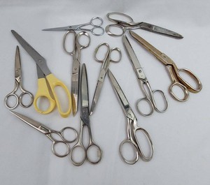 Scissors Assortment - Craft, Sewing & Household Cutting Tools (Lot of 10)
