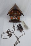 Cuckoo Clock - German Wooden Clock with Pinecone Weights