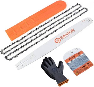 Savior 20 Chainsaw Bar Chain Combo 38 .050 72DL for Husqvarna 455 460